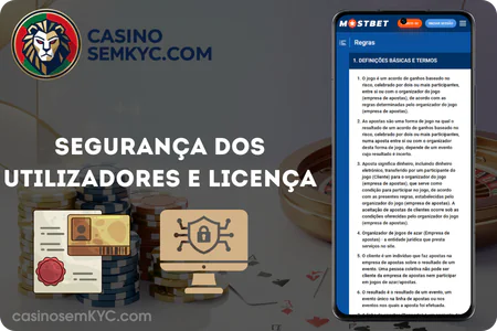 Segurança dos Utilizadores e Licença Mostbet