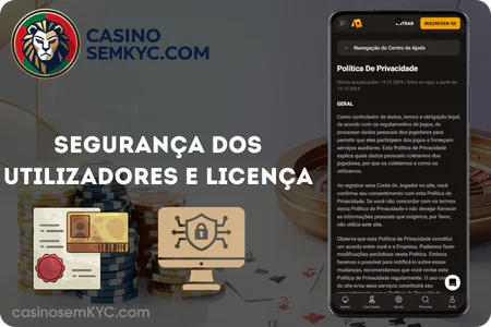 Segurança dos Utilizadores e Licença
