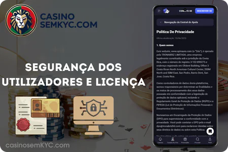 Segurança dos Utilizadores e Licença Spinaura